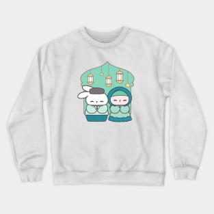 Eid Mubarak with Loppi Tokki! Crewneck Sweatshirt